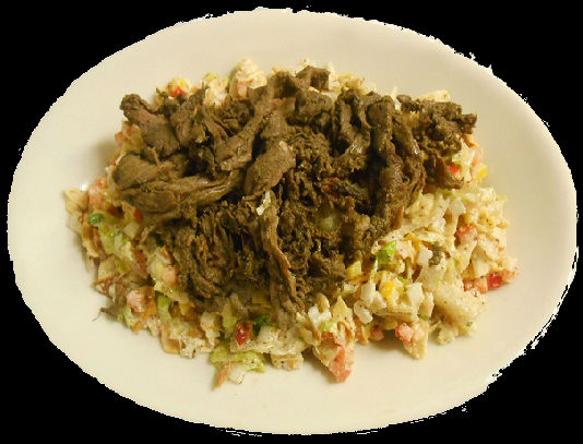 Byblos Salad with Shawarma